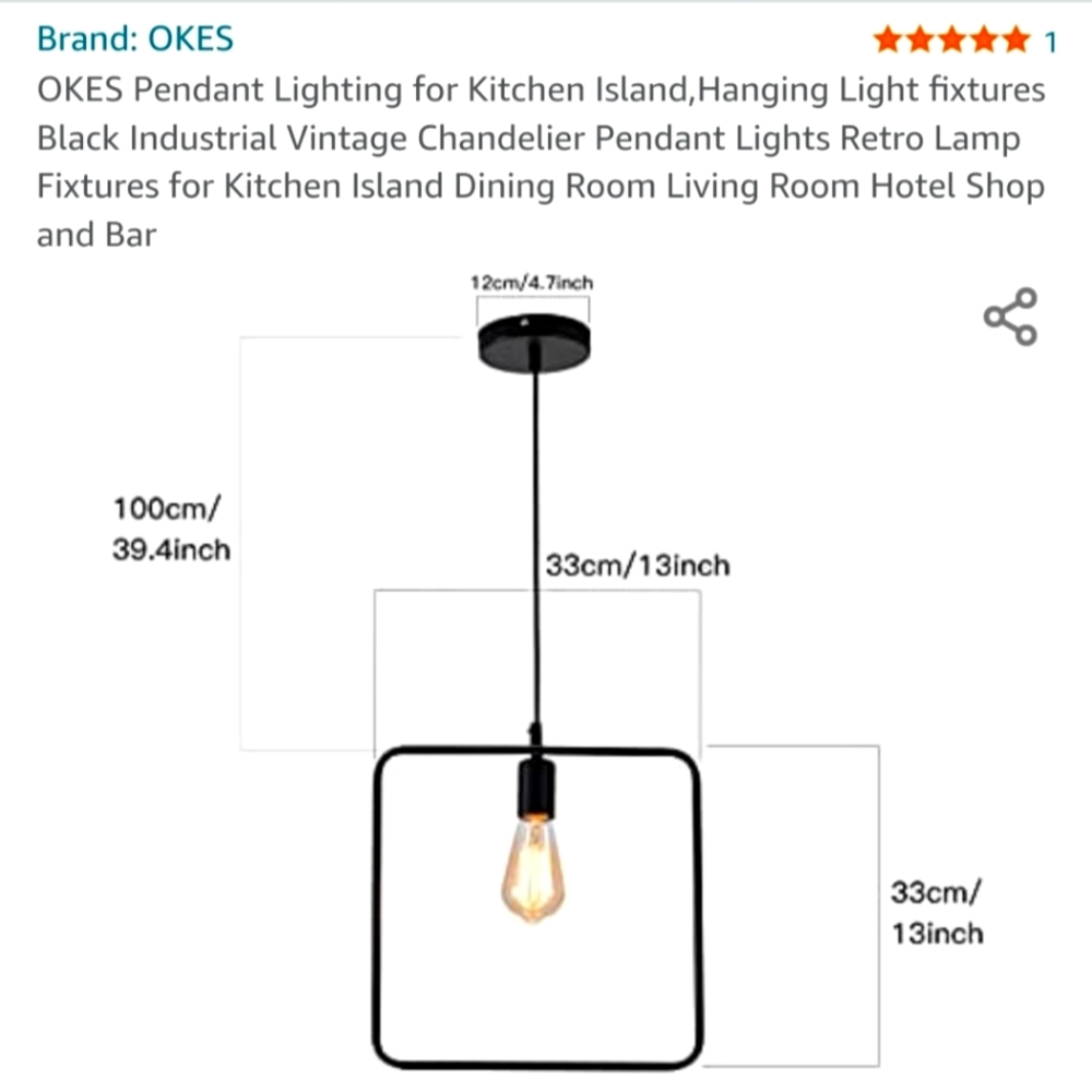pendant light